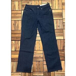 Size: 2P Women's Talbots Petites Dark Rinse wash-Stretch Denim- NWT